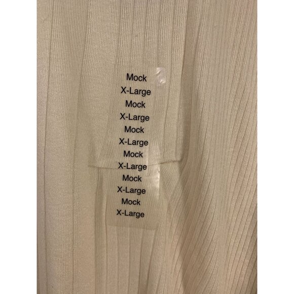 J. Ferrar Mens Modern Almond Mock Neck Shirt XL Cotton & Rayon - Picture 6 of 9